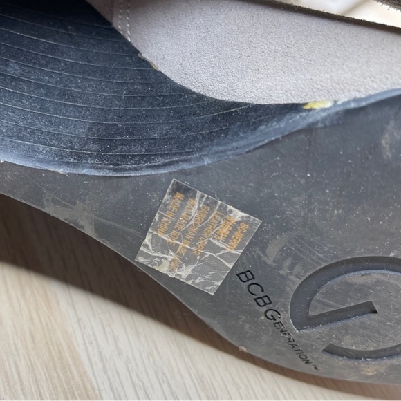 BCBGeneration Grey Suede Wedge Under the Knee Boot - Picture 8 of 9